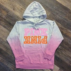 🔖3for$25 VS Pink | Gray Pink Ombre Hoodie NWOT
